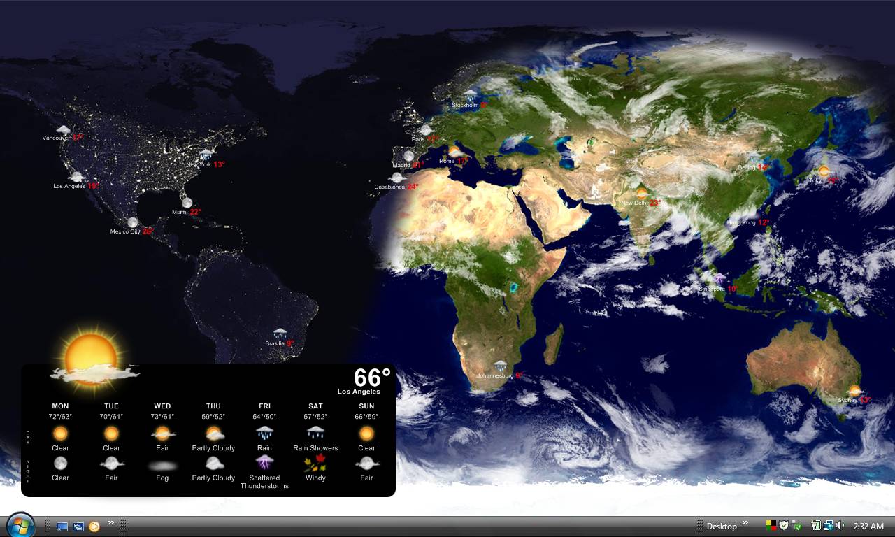 live weather screensavers for pc